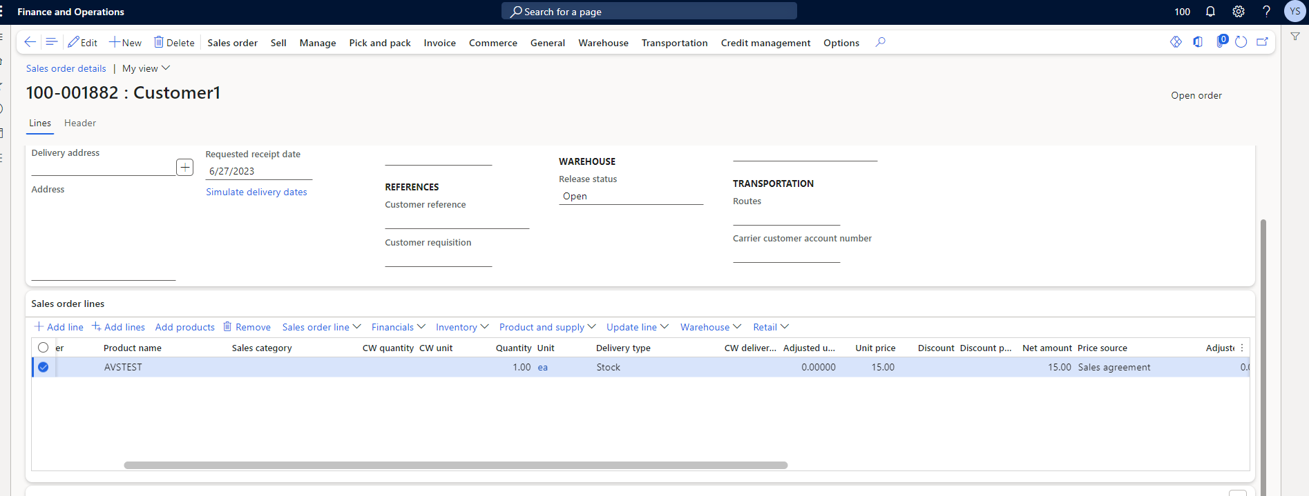 Advanced Pricing Processing