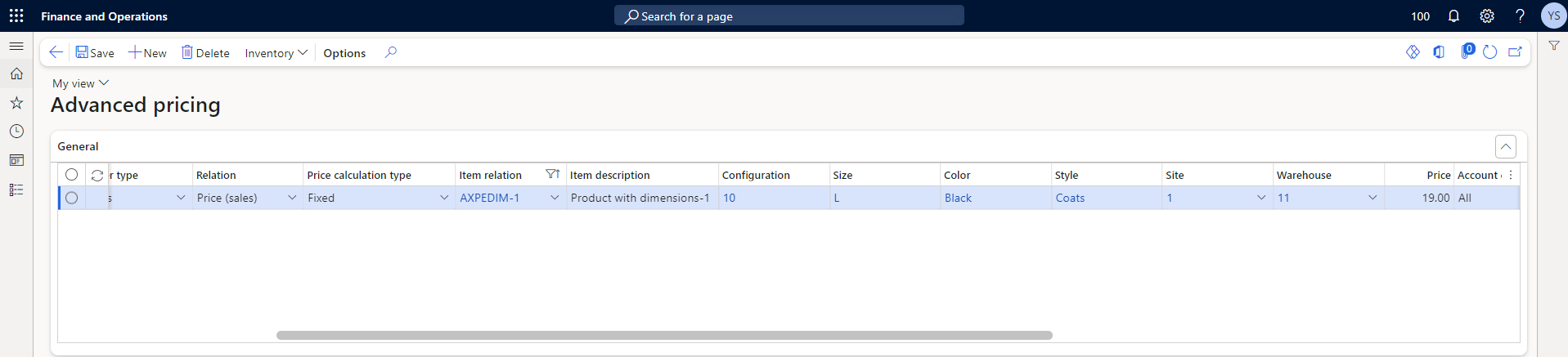Advanced Pricing Processing