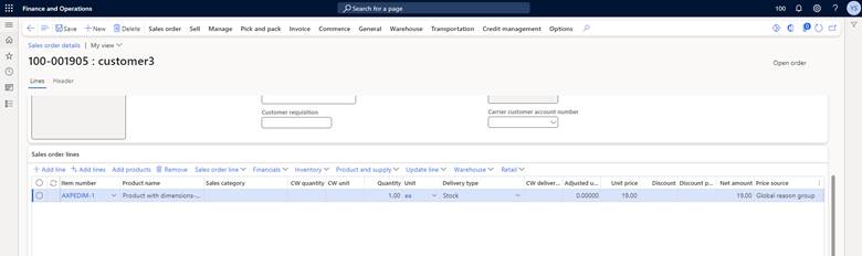 Advanced Pricing Processing