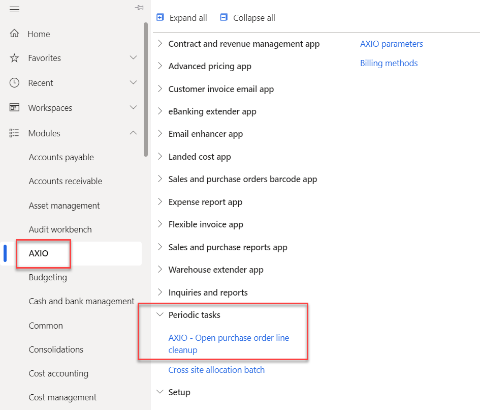 Purchase orders cleanup 