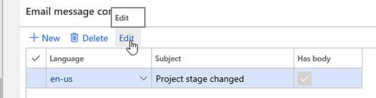 Project Email Notifications